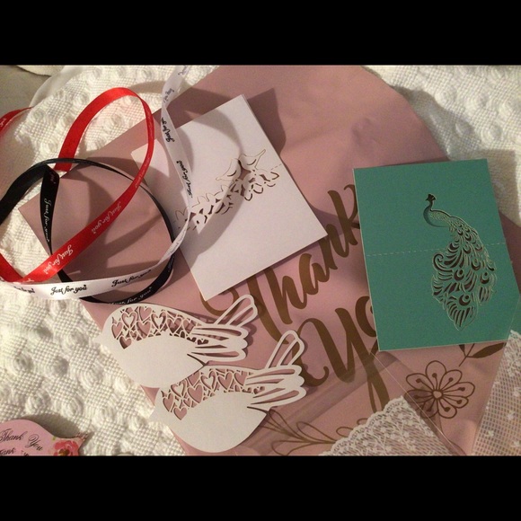 500 roll thank you stickers black gold poshmark - Picture 10 of 11